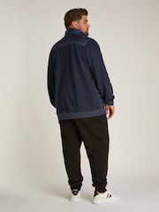 Tommy Hilfiger Blue Plus Stand Collar Zip Jacket - Image 4 of 7