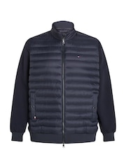 Tommy Hilfiger Blue Plus Stand Collar Zip Jacket - Image 5 of 7