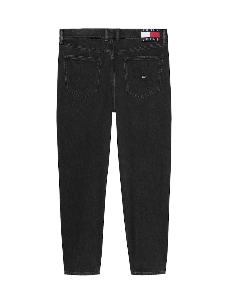 Tommy Jeans Black Isaac Relaxed Tapered Jeans - Image 2 of 3