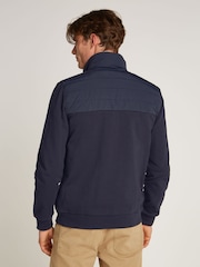 Tommy Hilfiger Blue Stand Collar Sweatshirt - Image 3 of 6