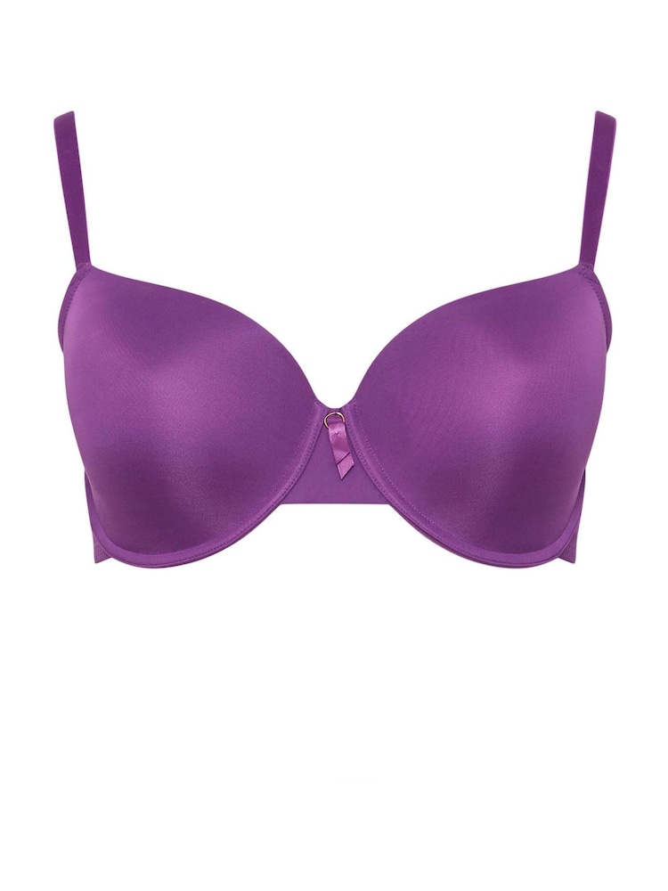Yours Curve Purple Floral Padded Bras 2 Pack - Image 7 of 7