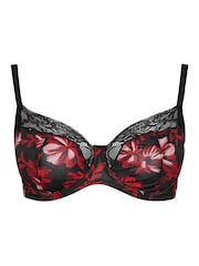 Yours Curve Floral Print Non-Padded Underwired Bra - Imagen 2 de 3