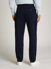 Tommy Hilfiger Blue Harlem Relaxed Stretch Structured Chino Trousers - Image 2 of 6