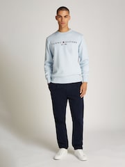 Tommy Hilfiger Blue Harlem Relaxed Stretch Structured Chino Trousers - Image 5 of 6