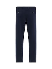 Tommy Hilfiger Blue Harlem Relaxed Stretch Structured Chino Trousers - Image 6 of 6