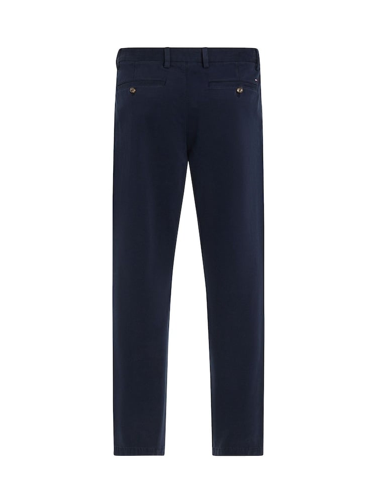 Tommy Hilfiger Blue Harlem Relaxed Stretch Structured Chino Trousers - Image 6 of 6