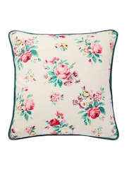 Cath Kidston Multi 100% Cotton Icon Floral Polyfilled Cushion - Image 2 of 3