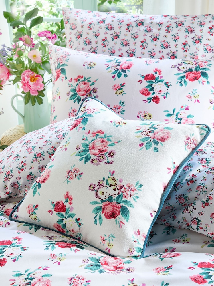 Cath Kidston Multi 100% Cotton Icon Floral Duvet Cover and Pillowcase Set - Image 2 of 6