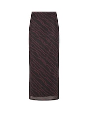 Long Tall Sally חצאית בד רשת בדוגמה אבסטרקטית - תמונה 5 מתוך 5