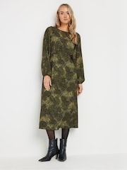 Long Tall Sally שמלת מידי בדוגמת עור נחש - תמונה 1 מתוך 5