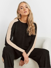Long Tall Sally Black Side Stripe Top - Image 1 of 5