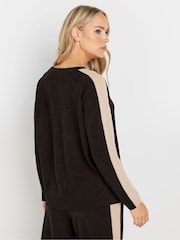 Long Tall Sally Black Side Stripe Top - Image 3 of 5