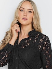 Long Tall Sally Black Lace Shirt - Image 4 of 6