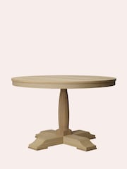 Laura Ashley Oak Wellington Round Dining Table - Image 4 of 5