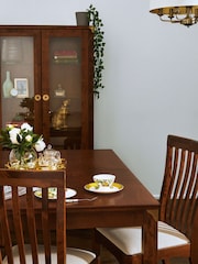 Laura Ashley Dark Chestnut Balmoral 6-8 Seater Extending Dining Table - Image 3 of 4