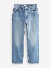 bleu foncé - Jean droit 100% coton - Image 4 de 7