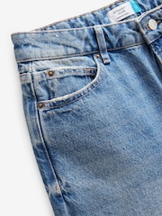 bleu foncé - Jean droit 100% coton - Image 5 de 7