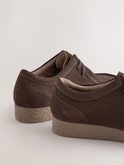 Brown Suede Apron Shoes - Image 5 of 5