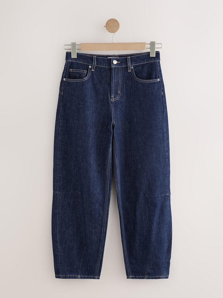 Rinse Dart Detail Barrel 100% Cotton Jeans - Image 1 of 3
