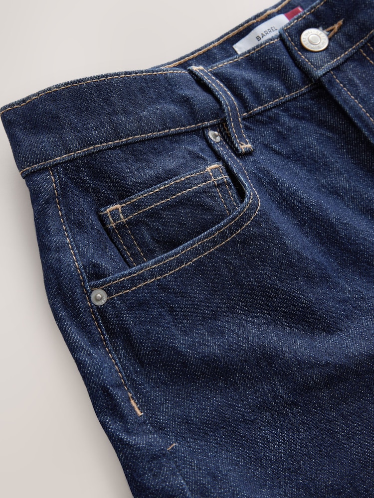Rinse Dart Detail Barrel 100% Cotton Jeans - Image 3 of 3