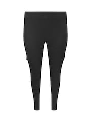 Yours Curve Black Cargo Leggings - Image 5 of 5