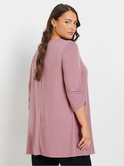 Yours Curve Pink Studded Swing Top - Image 3 of 5