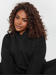 Yours Curve Black Oversized Hoodie - Image 4 of 5