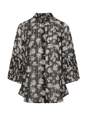 Yours Curve Black Pleated Back Shirt - Image 5 of 5