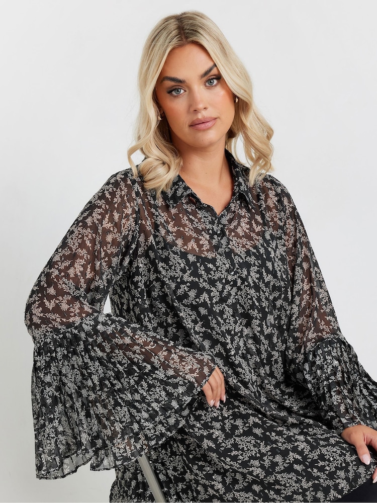 Yours Curve Pleated Back Shirt - Imagen 1 de 5 Yours Curve Pleated Back Shirt - Imagen 1 de 5