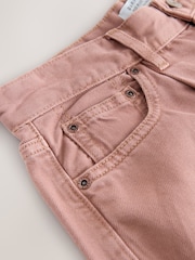 Raspberry Pink Crop Barrel Leg Jeans - Image 7 of 8