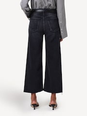 Citizens of Humanity Black Lyra Wide Leg Crop Jeans - Image 2 of 6