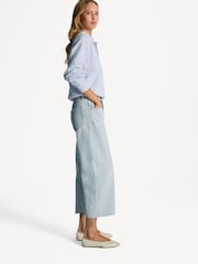 Citizens of Humanity Sailor Blue Ayla Raw Hem Relaxed Crop Jeans - Image 4 of 4