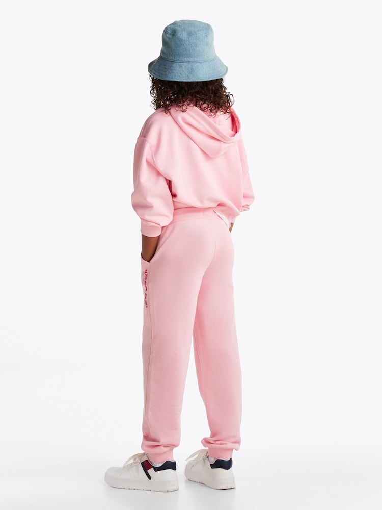 Tommy Hilfiger Pink NYC Star Stripe Joggers - Image 3 of 5