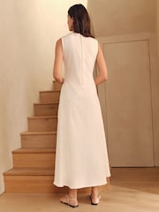 Crudo - Sleeveless Denim Maxi Dress - Imagen 3 de 4