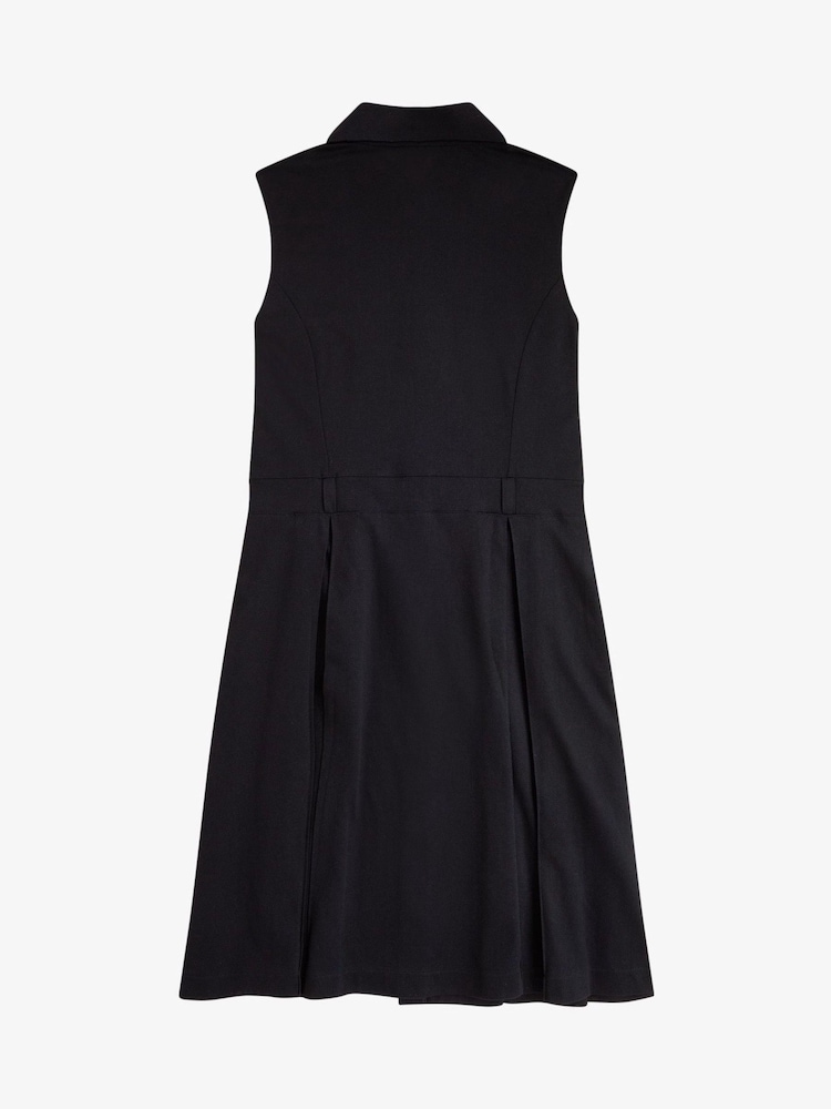 Fred Perry Texture Front Knitted Dress - Image 6 of 6