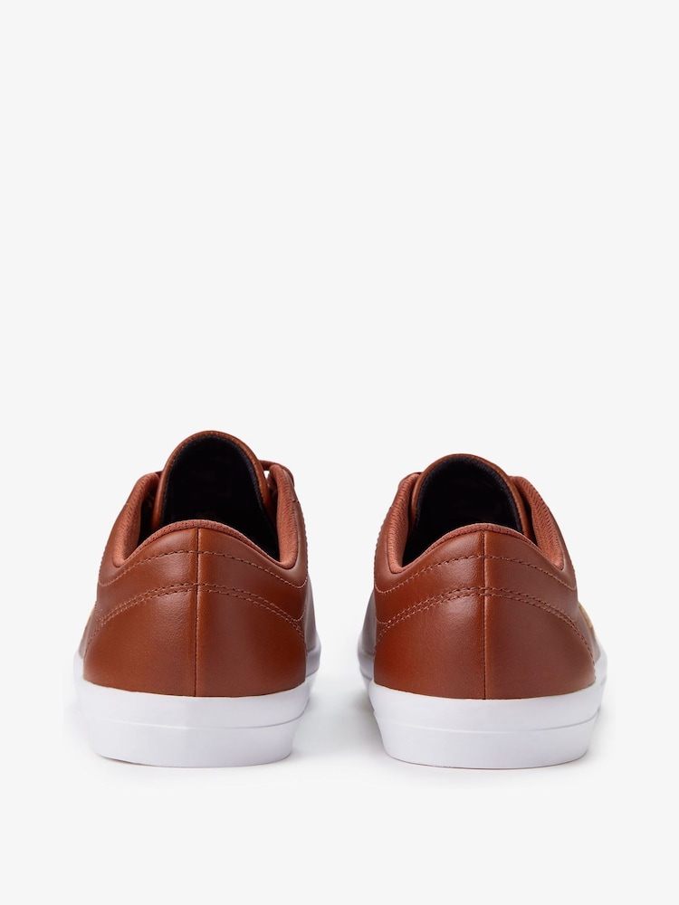 Fred Perry Baseline Lear Trainers - Image 2 of 4