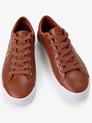 Fred Perry Baseline Lear Trainers - Image 3 of 4