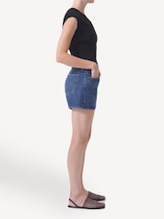 AGOLDE Blue Parker long Shorts - Image 3 of 7