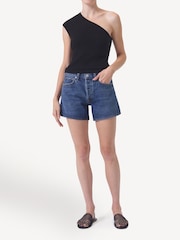 AGOLDE Blue Parker long Shorts - Image 4 of 7