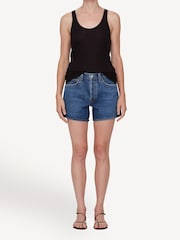 AGOLDE Blue Parker long Shorts - Image 5 of 7