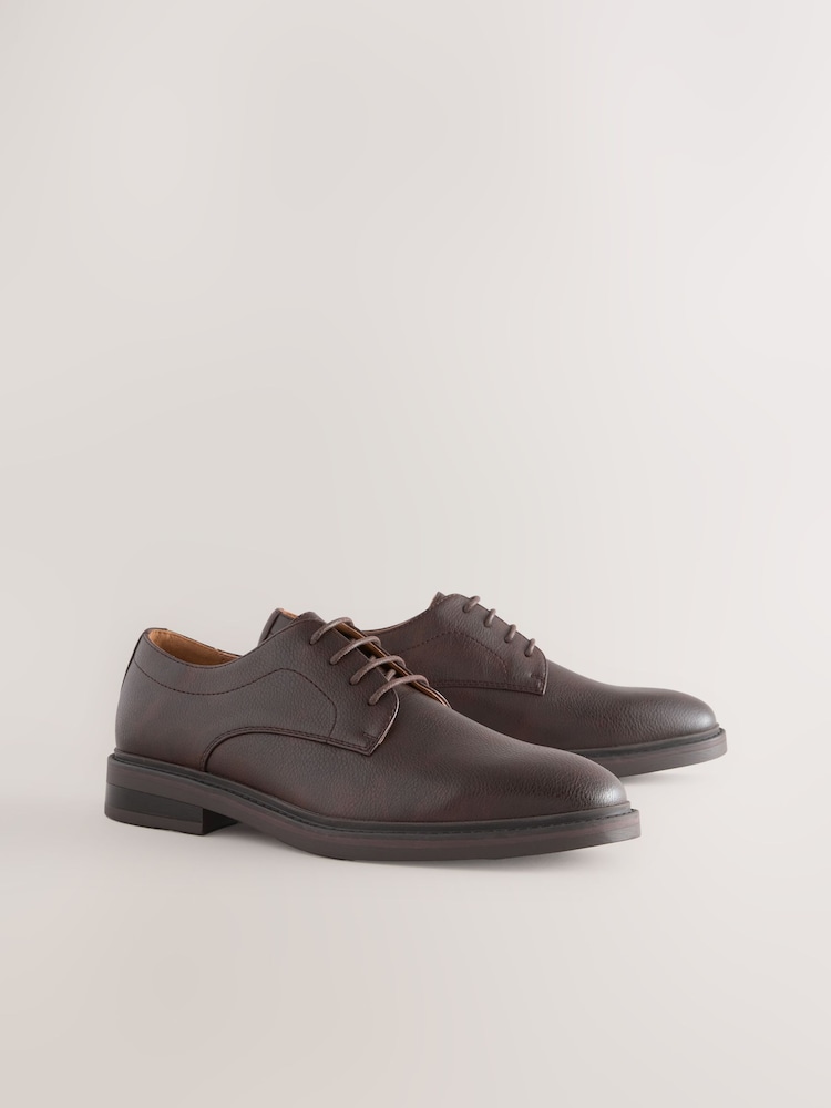 Brown Smart Casual Derby Shoes - Image 1 of 5