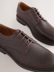 Brown Smart Casual Derby Shoes - Image 4 of 5