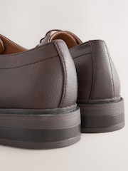 Brown Smart Casual Derby Shoes - Image 5 of 5