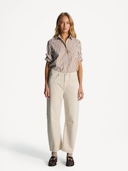 Citizens of Humanity Cream Miro Relaxed Barrel Jeans - Image 1 of 5