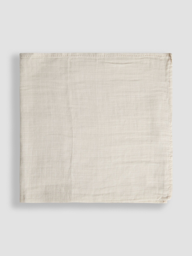 JoJo Maman Bébé Neutral Muslin Squares 6 Pack - Image 7 of 7 JoJo Maman Bébé Neutral Muslin Squares 6 Pack - Image 7 of 7
