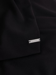 Calvin Klein Black Scuba Crepe Cut Out Dress - Image 3 of 3