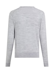 Calvin Klein Grey Regular Fit Wool Blend Cardigan - Image 2 of 3