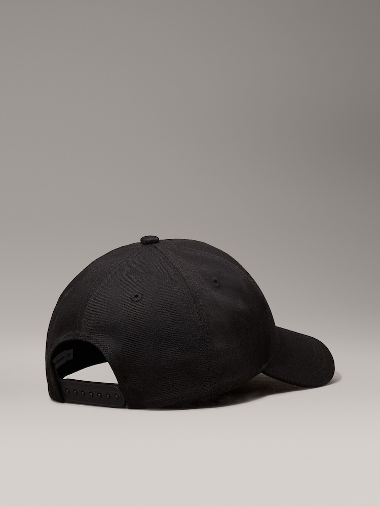 Черный - Calvin Klein Monogram Embroidered Cap - Изображение 2 из 4