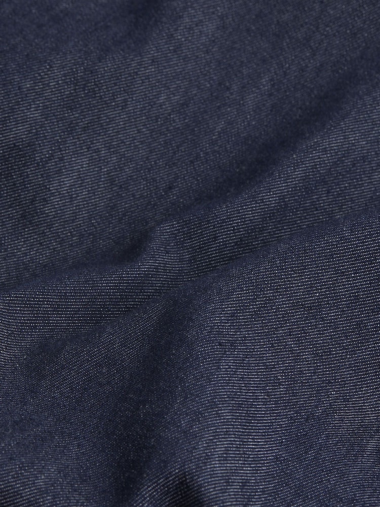 Calvin Klein Blue Regular Fit Denim Shirt - Image 4 of 4