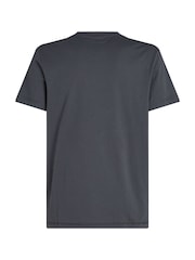 Calvin Klein Metallic Monologo 100% Cotton T-Shirt - Image 6 of 6